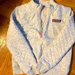 Girls vineyard vines half zip